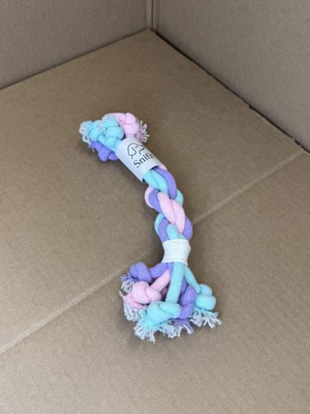 Dog Rope Chew Toy 12 in Multicolor